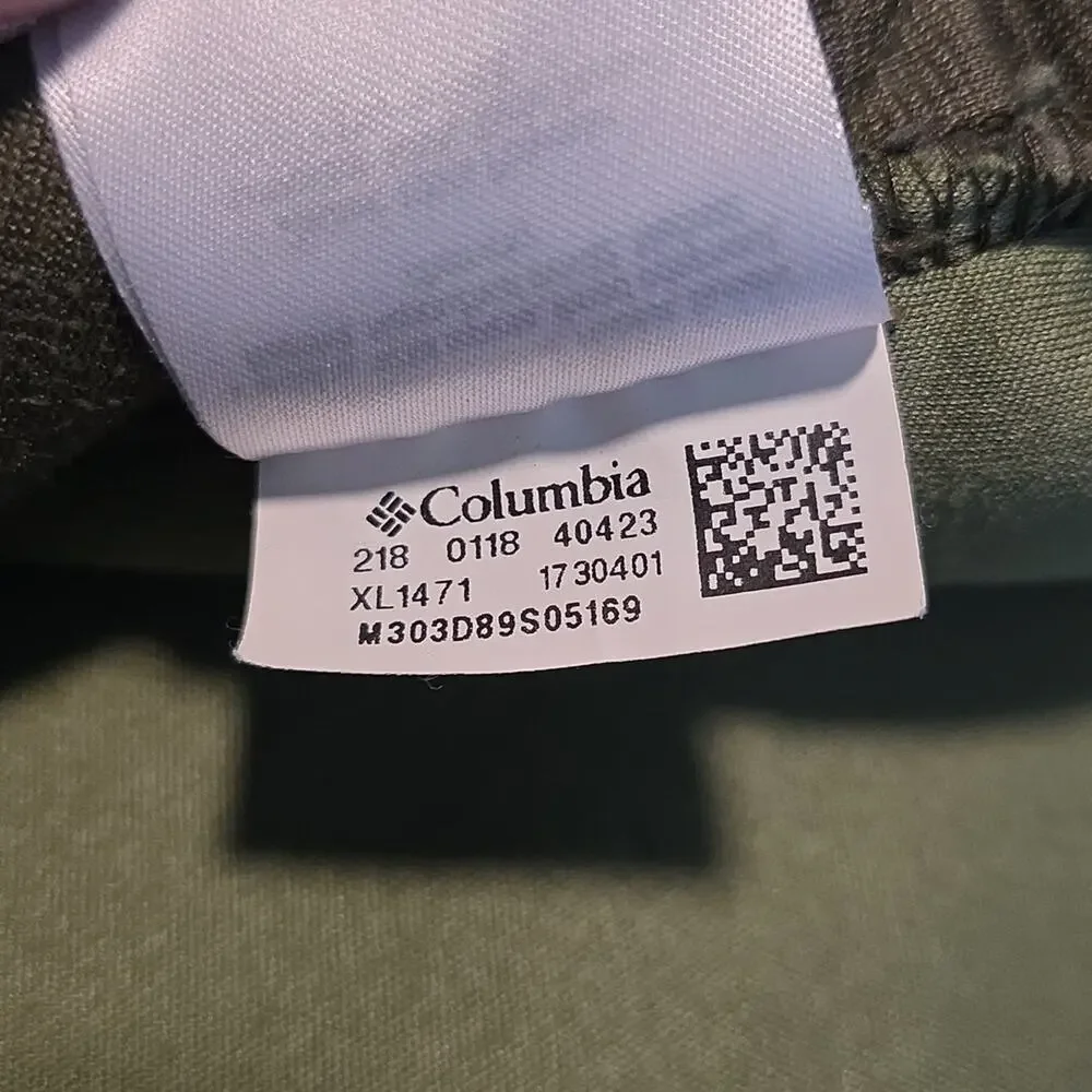 Columbia Mountainside Camo Fleece Full Zip Jacket Mens Size Large